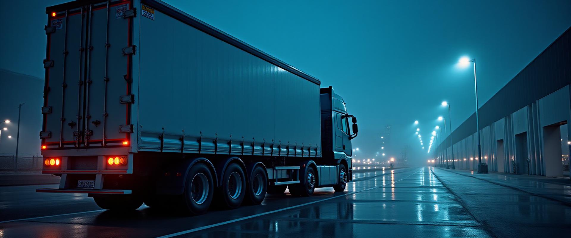 Specialized R.A Hauling chemical transport truck with hazmat placards